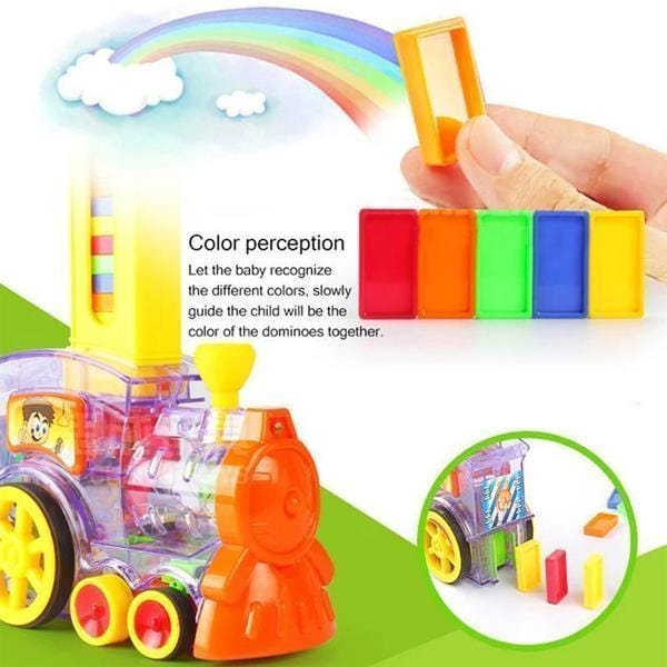 【FreeShipping - 60% OFF ONLY TODAY】Automatic Domino Train (80pcs) - Koolkidstoyz