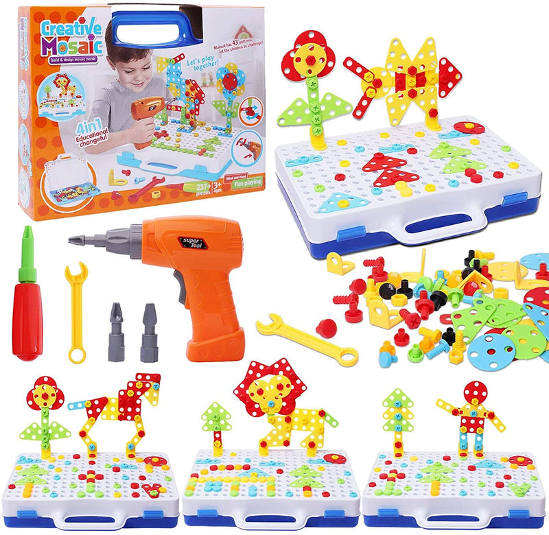 Creative Mosaic Drill Set For Kids - Koolkidstoyz