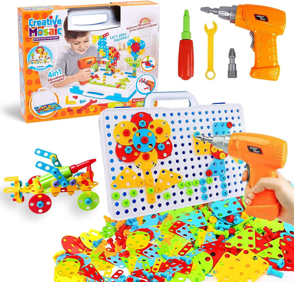 Creative Mosaic Drill Set For Kids - Koolkidstoyz