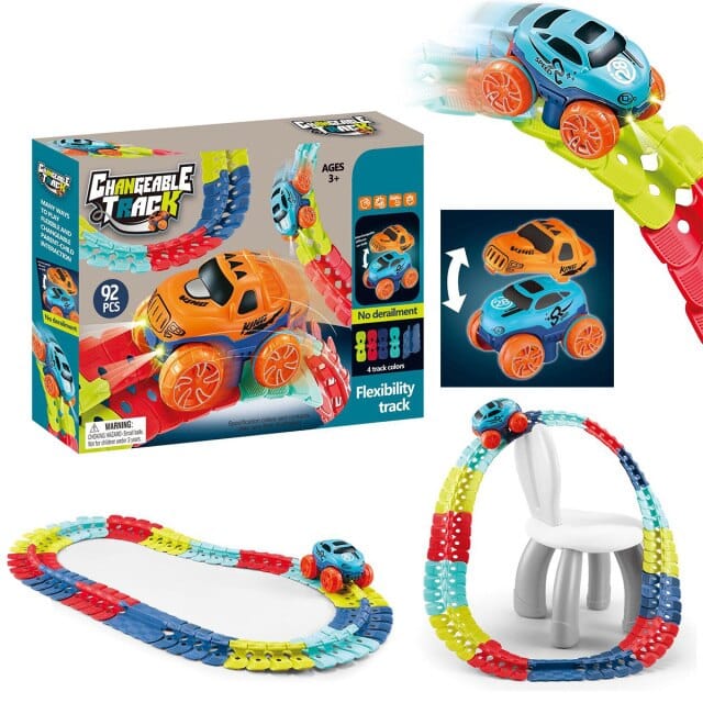 KoolKidstoyz™ Rollercoaster RaceCar Track Set