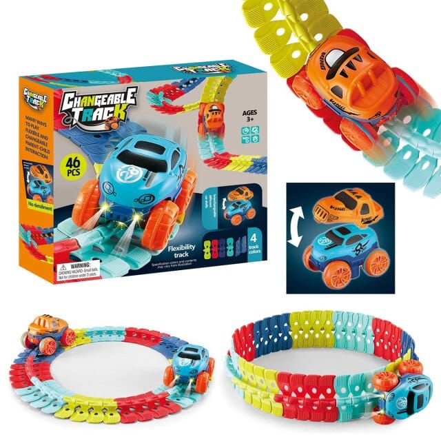 KoolKidstoyz™ Rollercoaster RaceCar Track Set