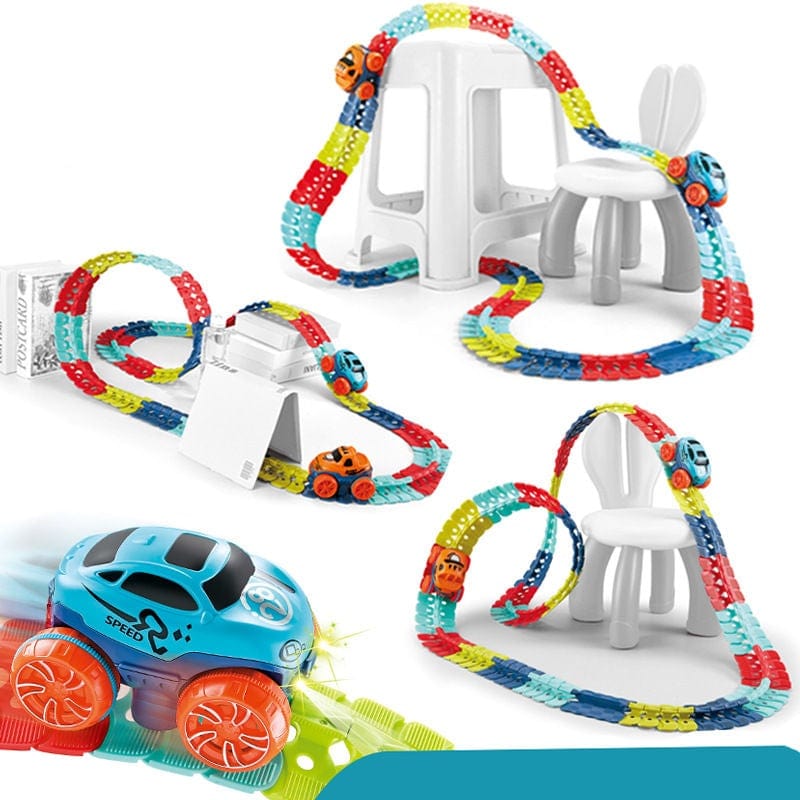 KoolKidstoyz™ Rollercoaster RaceCar Track Set