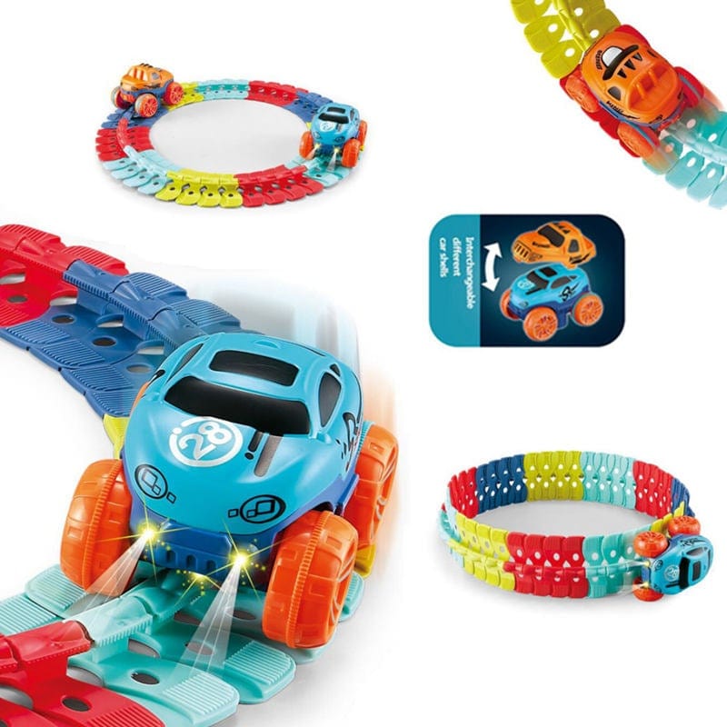 KoolKidstoyz™ Rollercoaster RaceCar Track Set