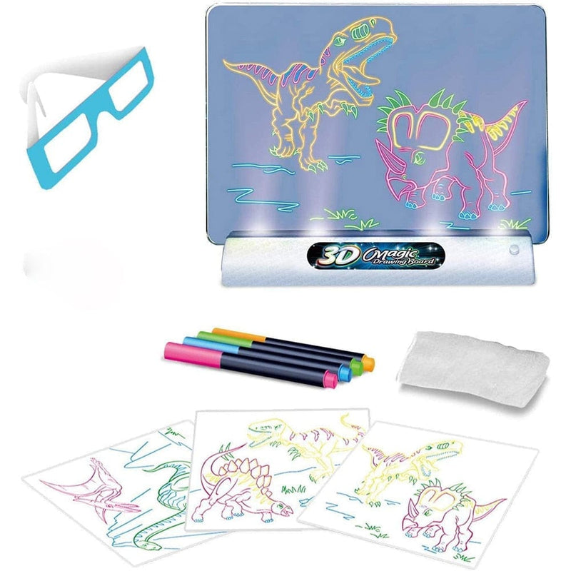 Kids 3d Magic Doodleboard W/ 3D Glasses 💫